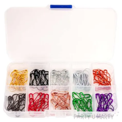 agrafka dekoracyjna w pudelku mix aliga 22mm 100 szt