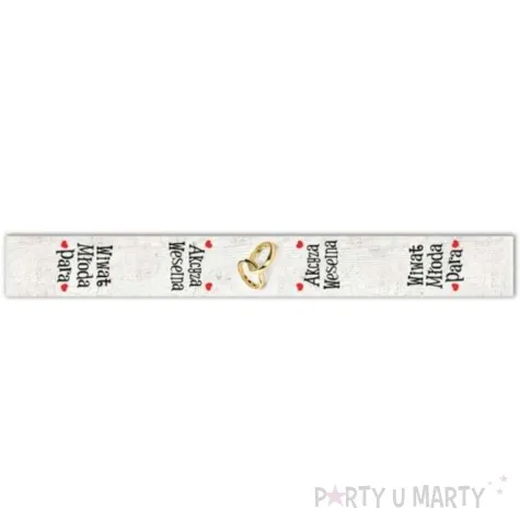 akcyza samoprzylepna wiwat mloda para dekoracje polska 25 szt