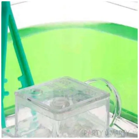 akwarium do mrowek led deluxe zielone gadgetmaster zielone