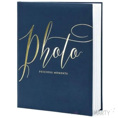 album na zdjecia precious moments partydeco 20 x 24 5 cm czarny 22 kartki