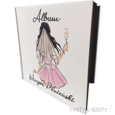 album na zdjecia wieczor panienski kobieta z drinkiem propa ganda 21 x 21 cm bialy 50 kartek