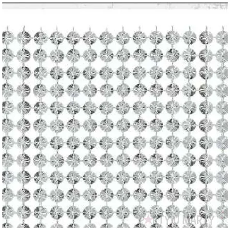 aplikacje cwieki srebrne titanum 130 x 95 mm 252 szt