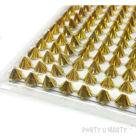 aplikacje cwieki zlote titanum 130 x 95 mm 252 szt