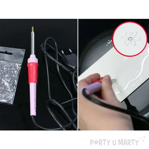 aplikacje na goraco zloty 6 mm 1 op