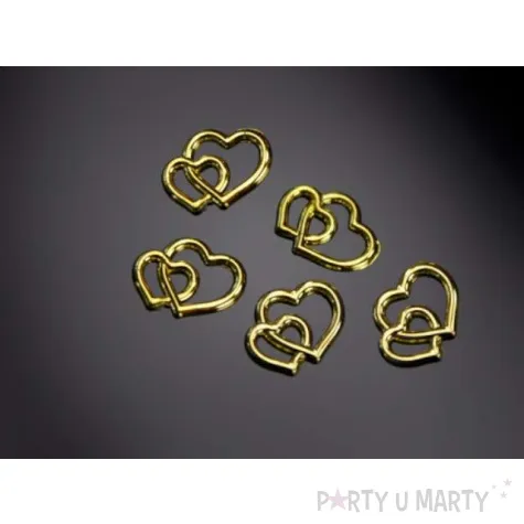 aplikacje serduszka zloty 10 mm 1 op