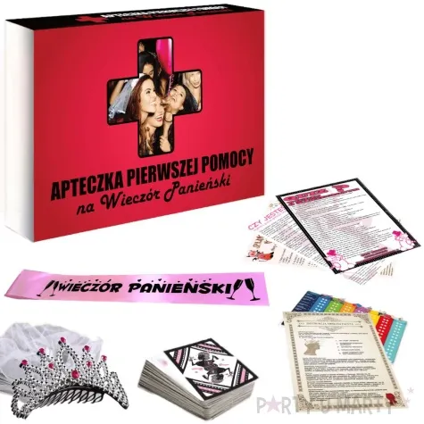 apteczka pierwszej pomocy wieczor panienski propa ganda 5 elementow