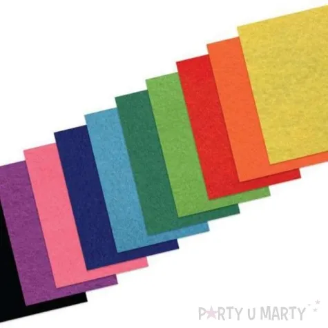 arkusze filcowe a4 kolor mix samoprzylepne aliga 10 kol