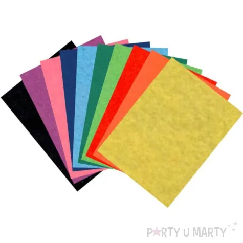 arkusze filcowe a4 kolor mix samoprzylepne aliga 10 kol