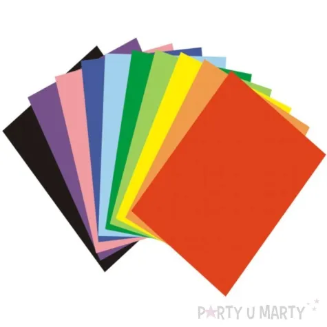 arkusze piankowe a4 teczowy mix aliga 10 kol