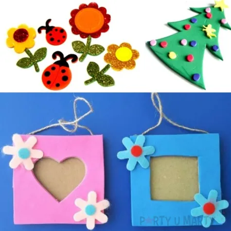 arkusze piankowe a5 kolorowe puzzle aliga 10 kol