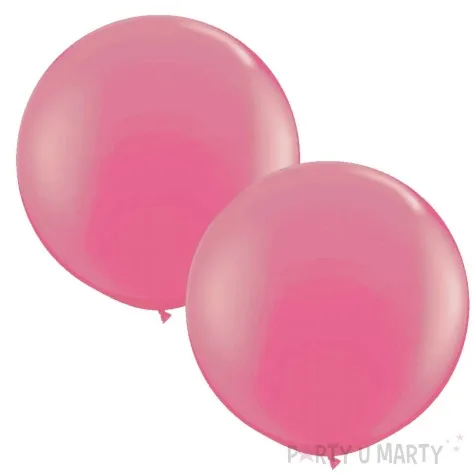 balon classic round rozowy qualatex 36 2 szt