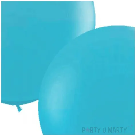 balon classic round turkusowo zielony qualatex 36 2 szt