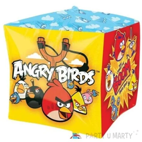 balon foliowy 15 angry birds szescian qbz