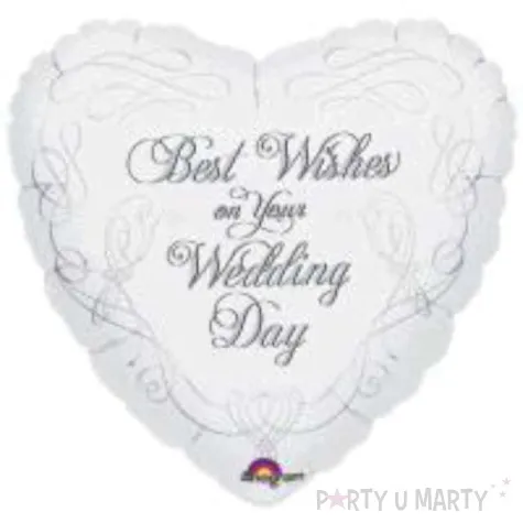 balon foliowy 17 hrt wedding doves szt