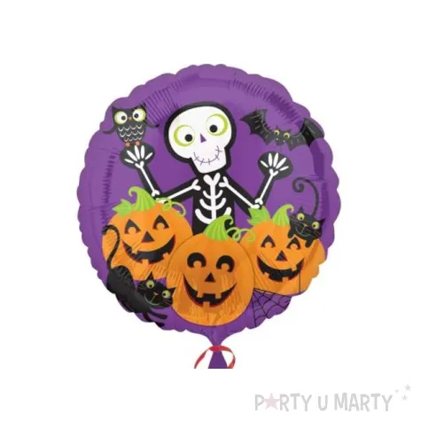 balon foliowy 17 skully friends