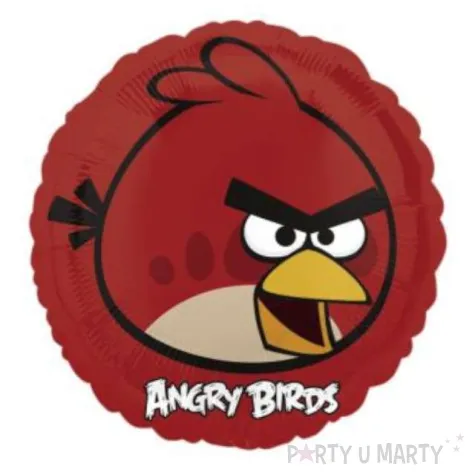 balon foliowy 18 angry birds czerwony