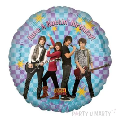 balon foliowy 18 camp rock rockin bday