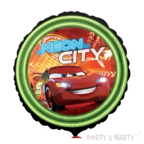 balon foliowy 18 cars okragly