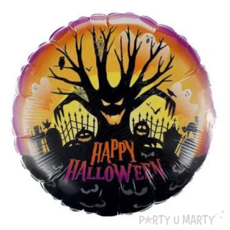 balon foliowy 18 drzewo halloween