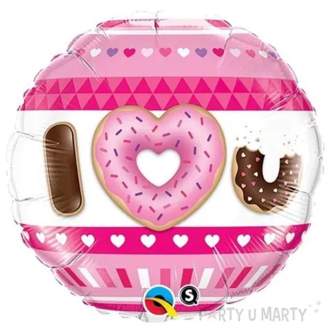 balon foliowy 18 i love you donuts
