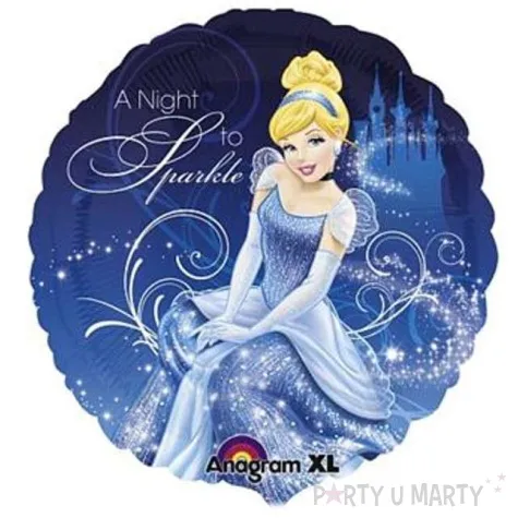 balon foliowy 18 kopciuszek okragly