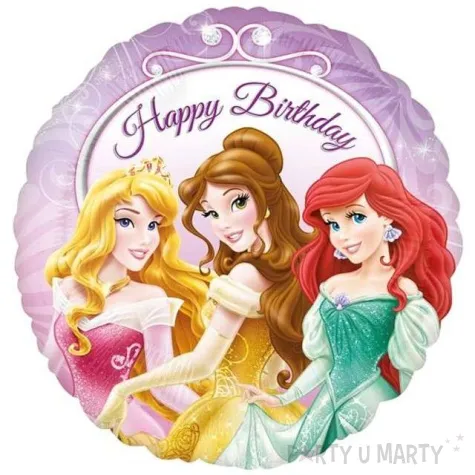 balon foliowy 18 ksiezniczki disney urodziny