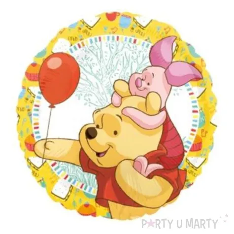 balon foliowy 18 kubus puchatek i prosiaczek