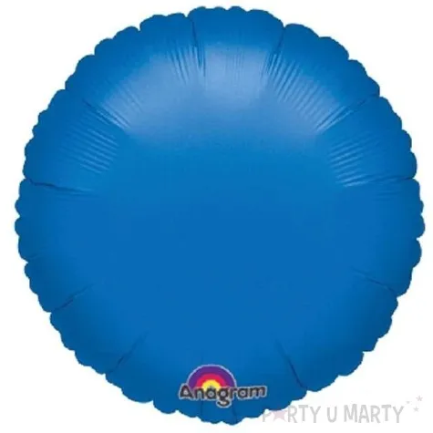 balon foliowy 18 niebieski okragly