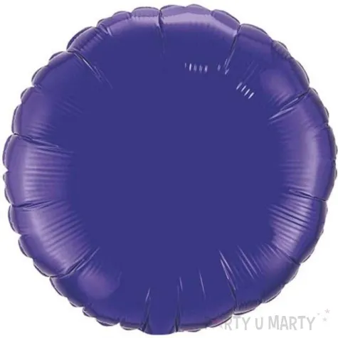 balon foliowy 18 okragly fioletowy