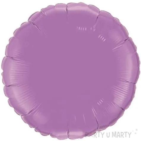 balon foliowy 18 okragly lawendowy
