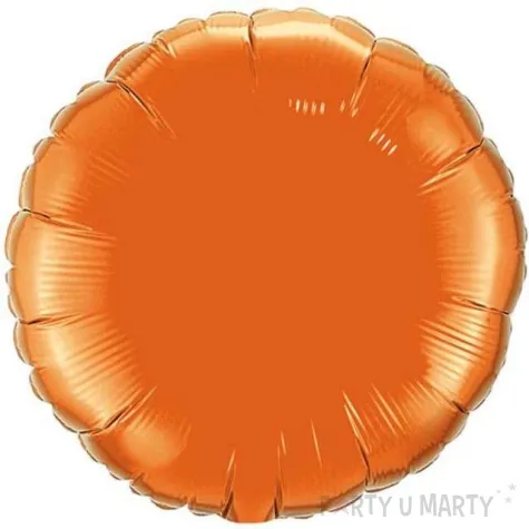 balon foliowy 18 okragly pomaranczowy