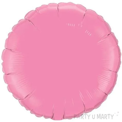 balon foliowy 18 okragly rozowy
