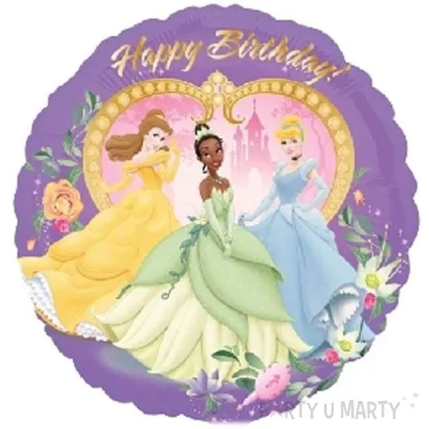 balon foliowy 18 princess happy birthday
