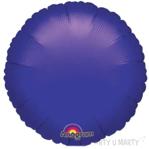 balon foliowy 18 purpurowy okragly
