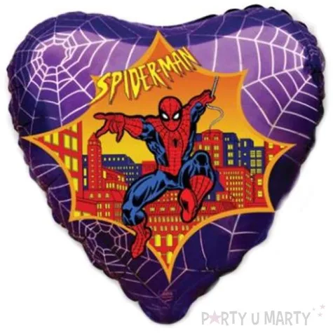 balon foliowy 18 spiderman fioletowy