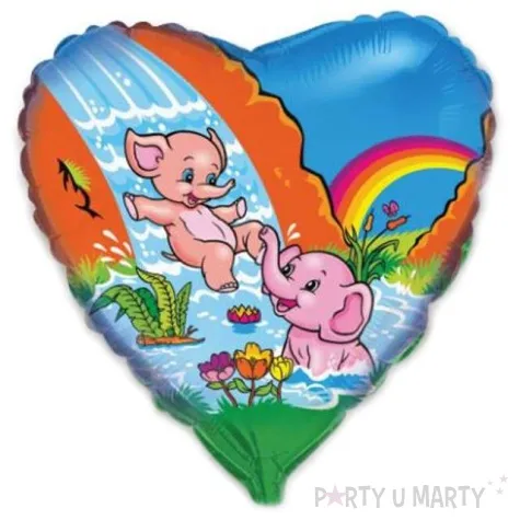 balon foliowy 18 wesole slonie