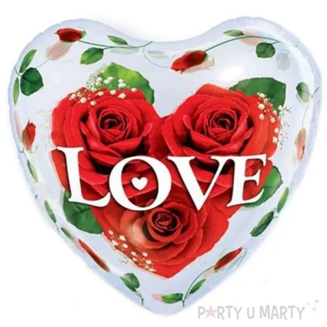 balon foliowy 20 love roze