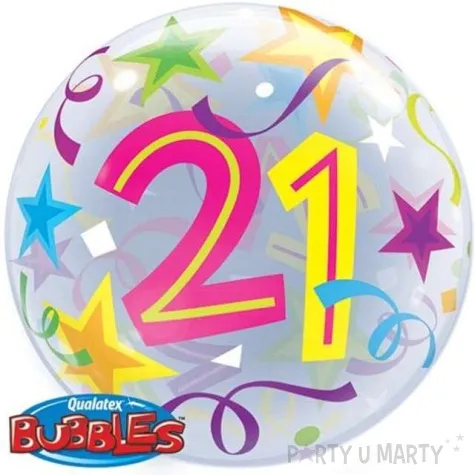 balon foliowy 22 21 urodziny