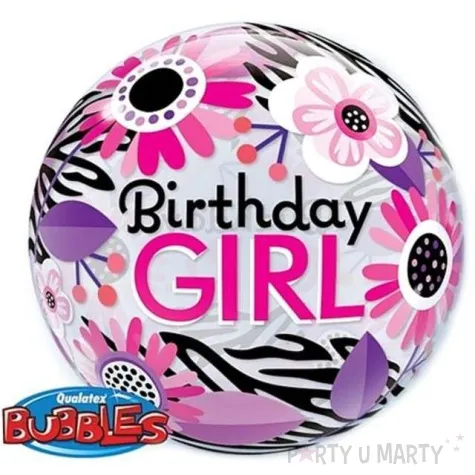 balon foliowy 22 birthday girl