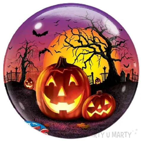 balon foliowy 22 dynie i halloweenowy pejzaz