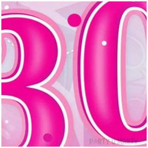 balon foliowy 30 urodziny gwiazdki rozowy qualatex bubbles 22 orb