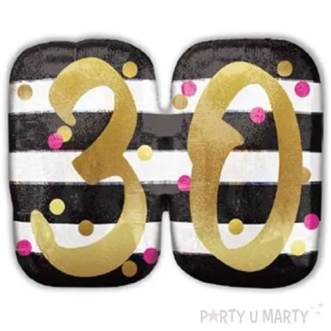 balon foliowy 30 urodziny milestone amscan 25 shp