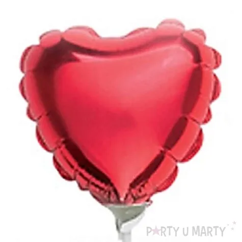 balon foliowy 4 serce czerwone