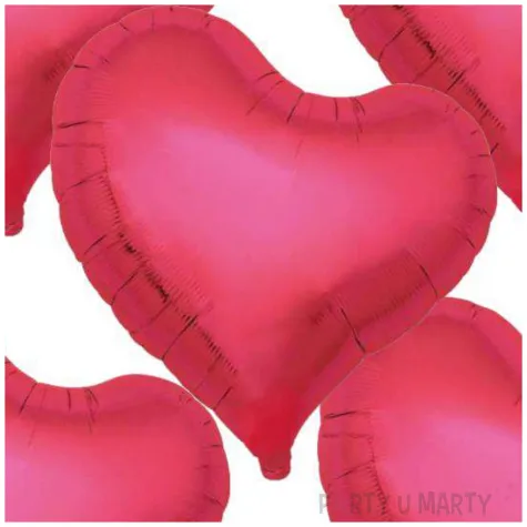 balon foliowy 5 serc metaliczny czerwony takarakosan 18 5 szt hrt