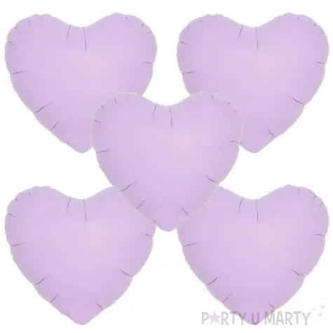 balon foliowy 5 serc pastelowy fioletowy takarakosan 14 5 szt hrt