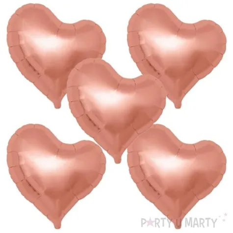 balon foliowy 5 serc rozowe zloto takarakosan 18 5 szt hrt