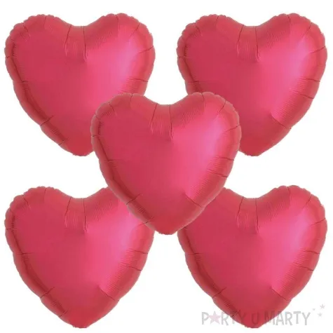 balon foliowy 5 serduszek czerwony metallic takarakosan 18 5 szt hrt