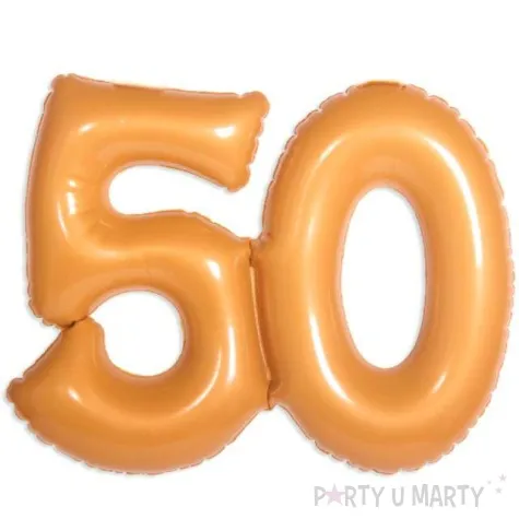 balon foliowy 50 urodziny zloty folat 14 dgt
