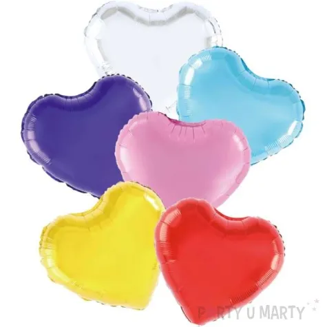 balon foliowy 6 serc partypal 18 hrt zestaw