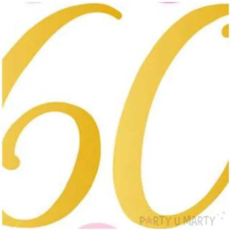 balon foliowy 60 urodziny grochy zlote rozowy qualatex 18 rnd